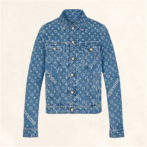 louis vuitton monogram denim jacket replica|louis vuitton monogram varsity jackets.